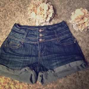 3/$15 High waisted denim shorts
